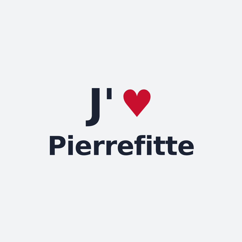 Poster personnalisé Pierrefitte — design J'aime Pierrefitte