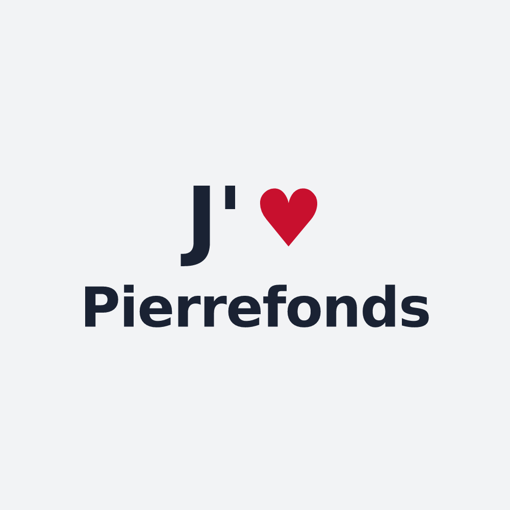 Poster personnalisé Pierrefonds — design J'aime Pierrefonds
