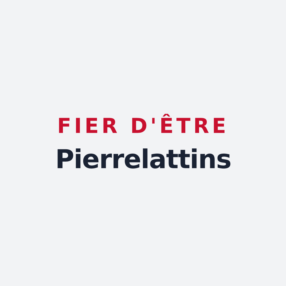 Poster « Fier d'être Pierrelattins » — design pour Pierrelatte