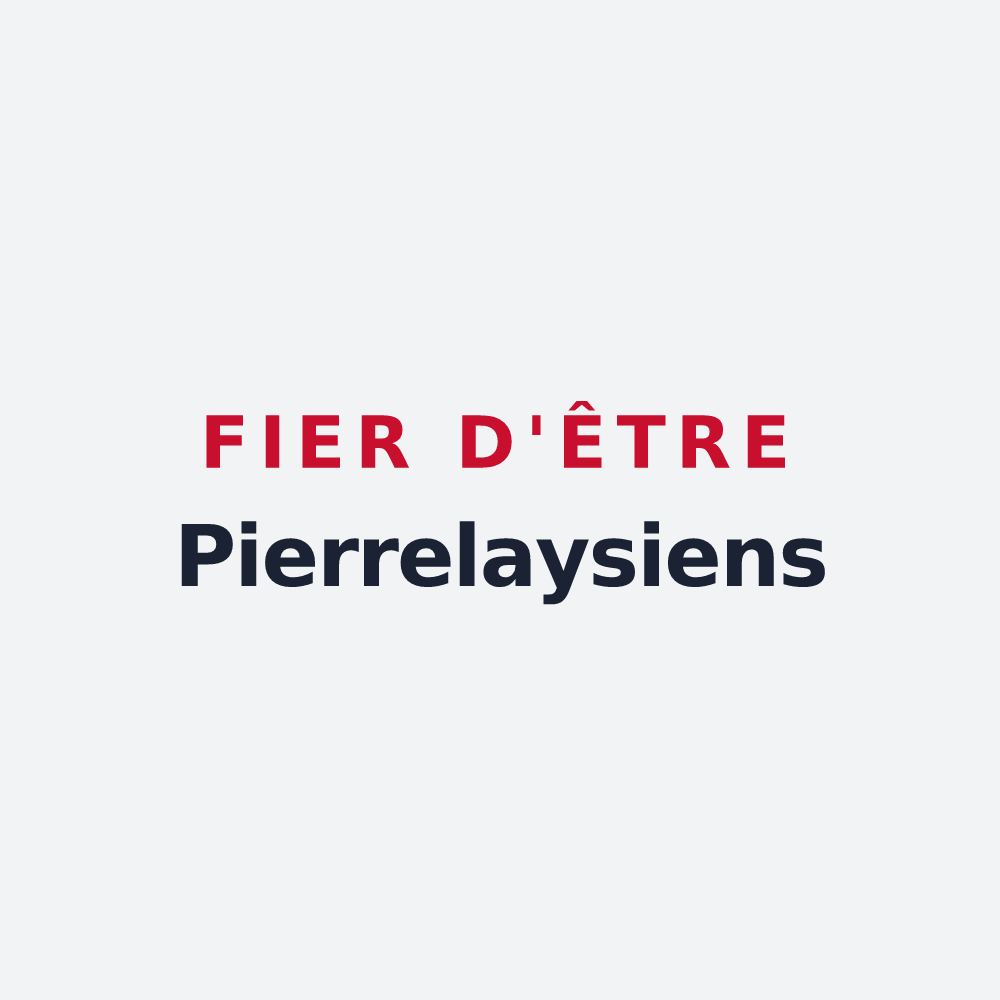 Poster « Fier d'être Pierrelaysiens » — design pour Pierrelaye