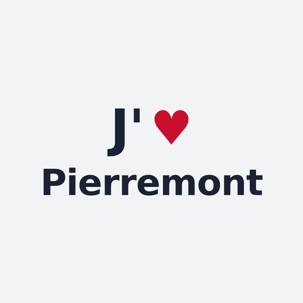 Poster personnalisé Pierremont — design J'aime Pierremont