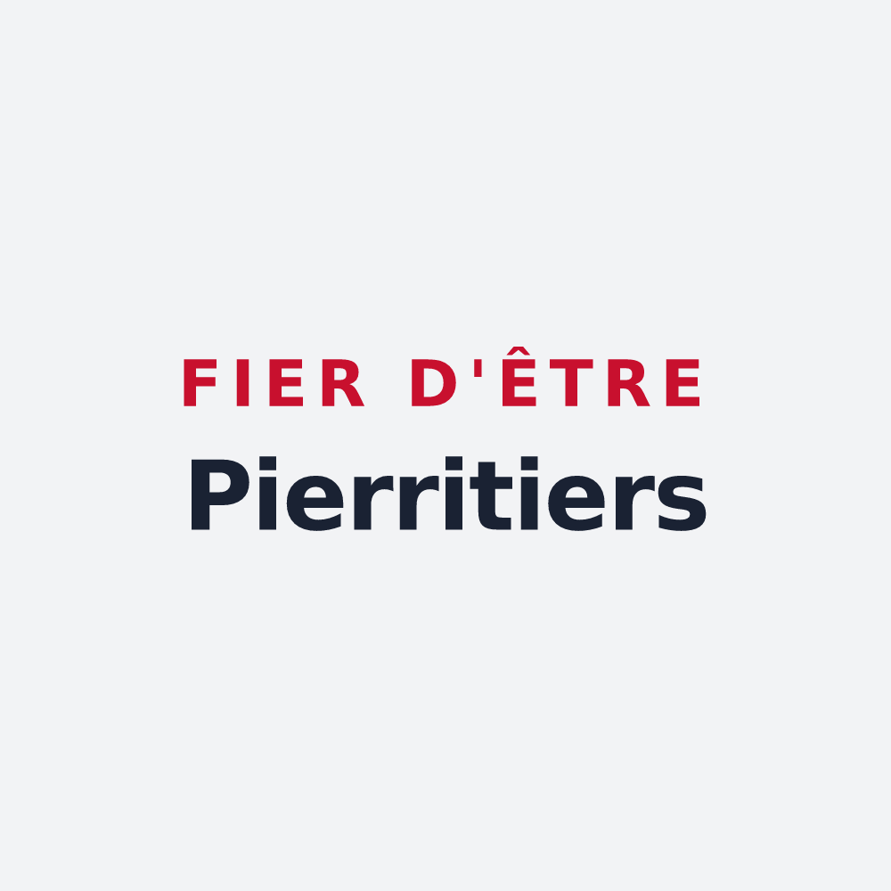 Poster « Fier d'être Pierritiers » — design pour Pierry
