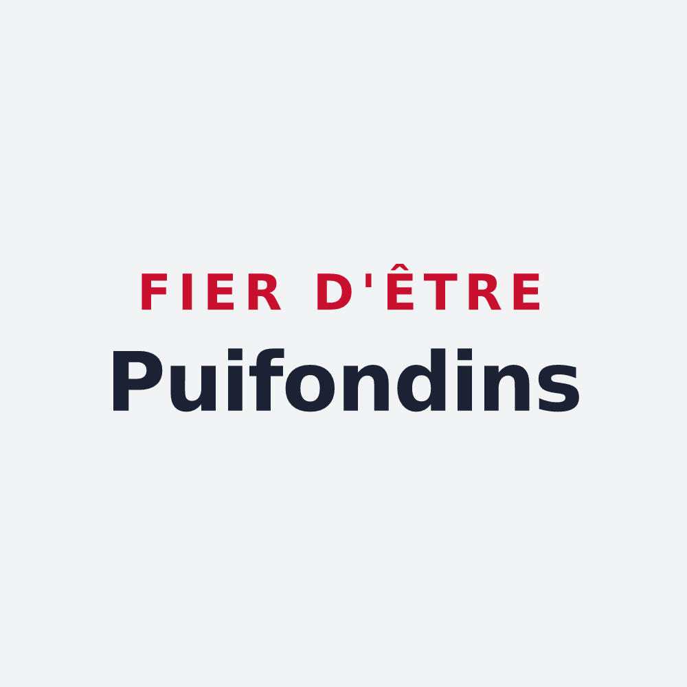 Poster « Fier d'être Puifondins » — design pour Piffonds