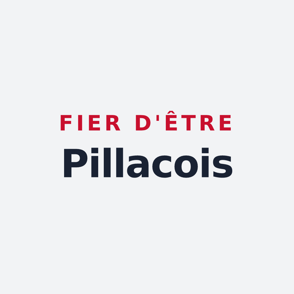 Poster « Fier d'être Pillacois » — design pour Pillac