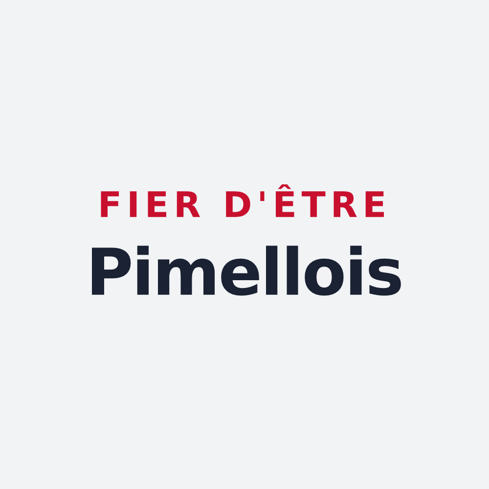 Poster « Fier d'être Pimellois » — design pour Pimelles
