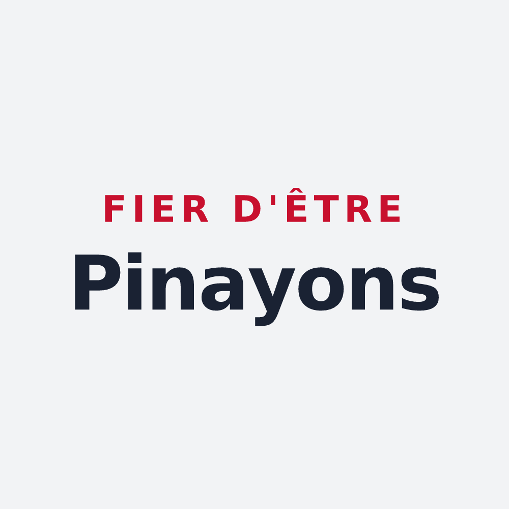 Poster « Fier d'être Pinayons » — design pour Pinay