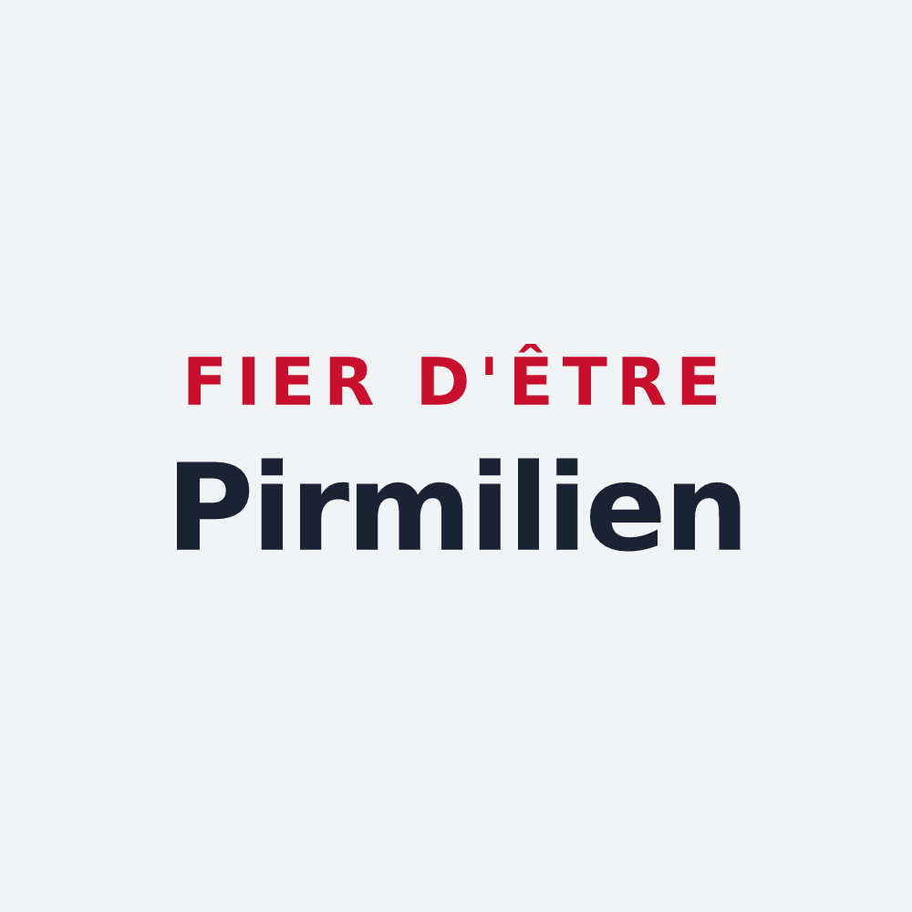 Poster « Fier d'être Pirmilien » — design pour Pirmil