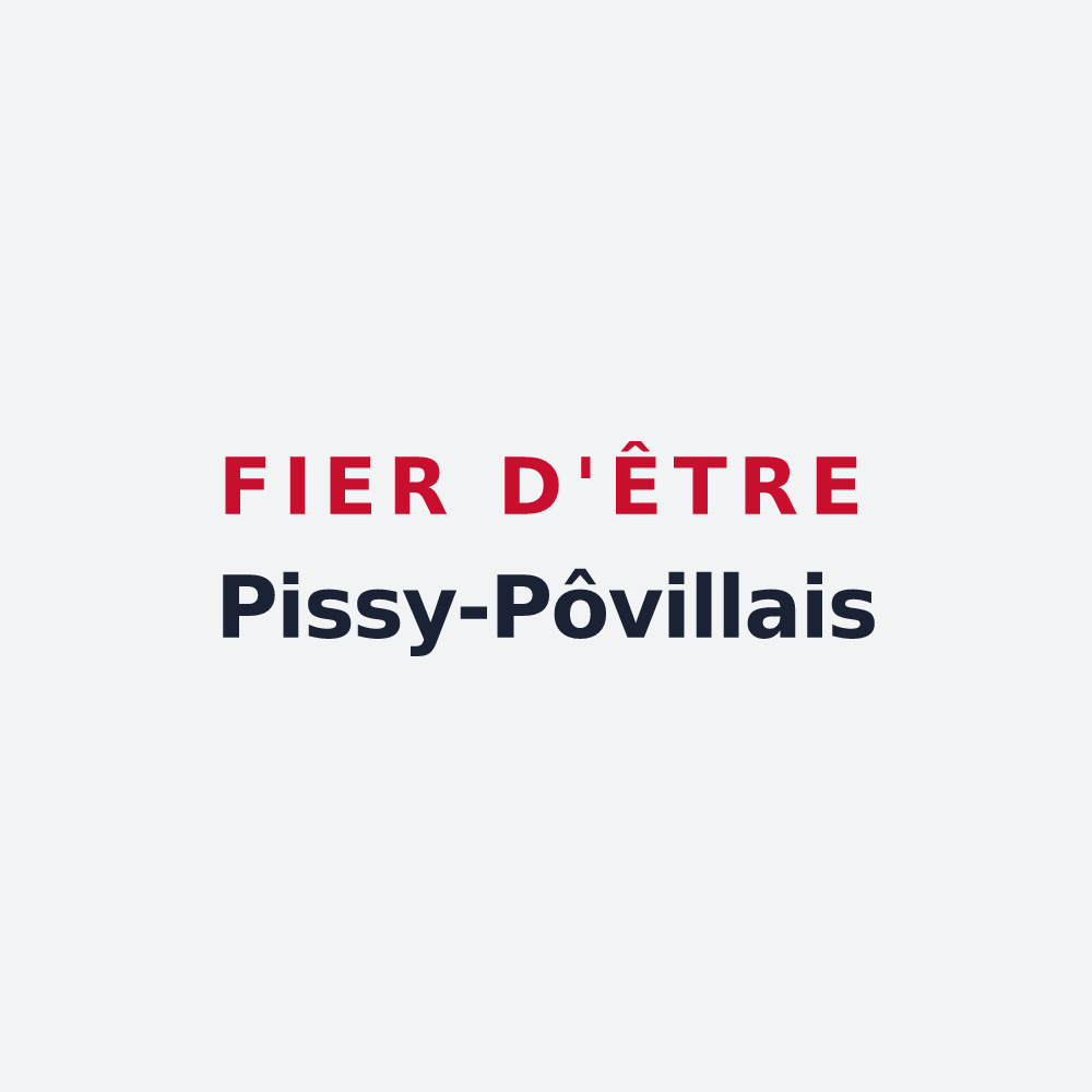 Poster « Fier d'être Pissy-Pôvillais » — design pour Pissy-Pôville