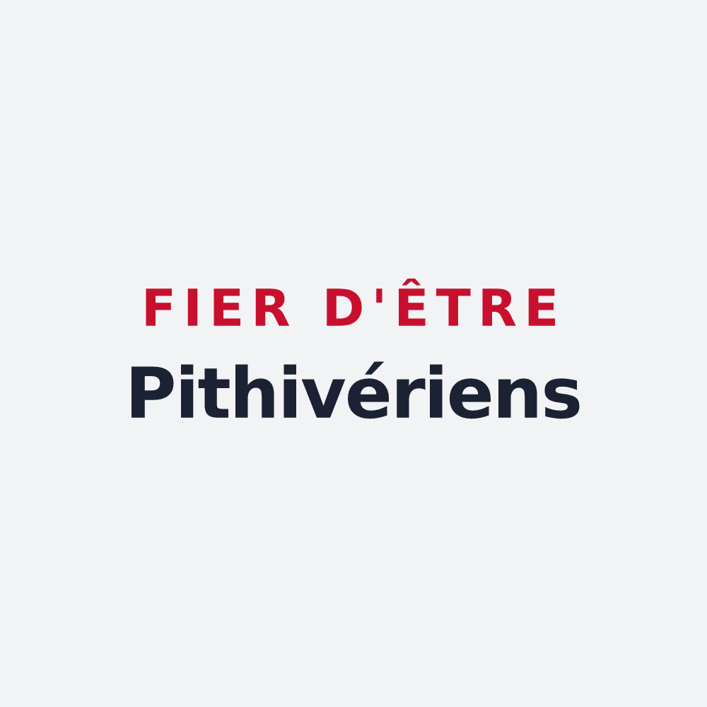 Poster « Fier d'être Pithivériens » — design pour Pithiviers
