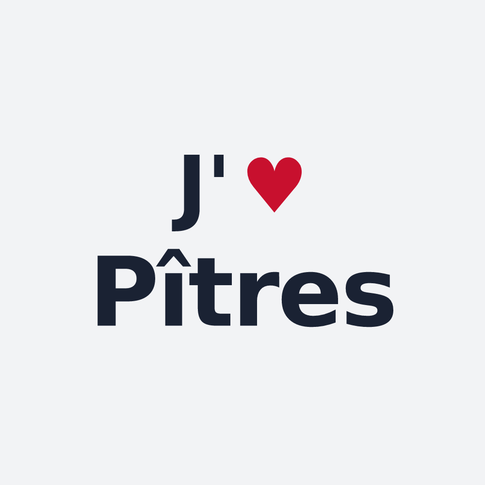 Poster personnalisé Pîtres — design J'aime Pîtres