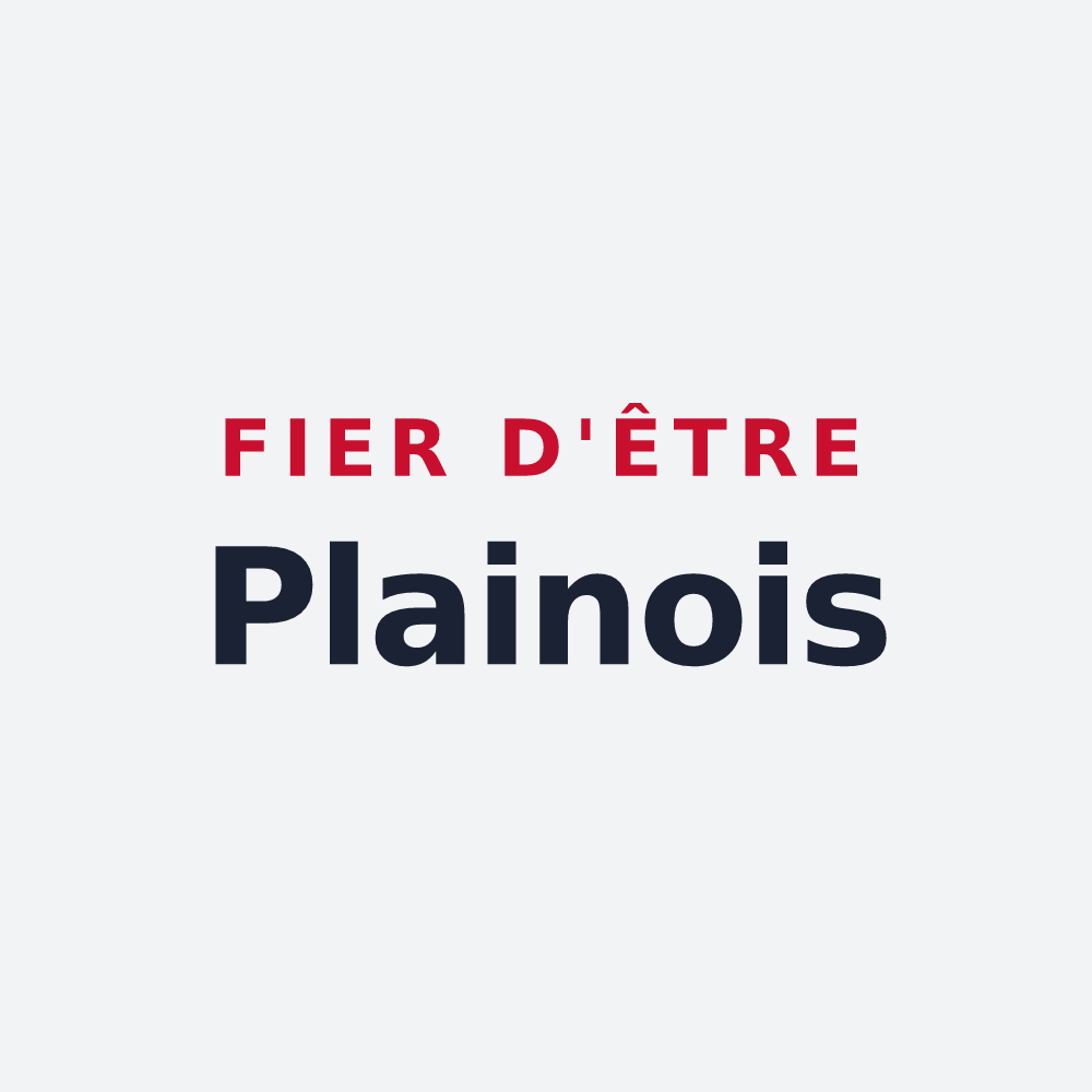Poster « Fier d'être Plainois » — design pour Plaines-Saint-Lange
