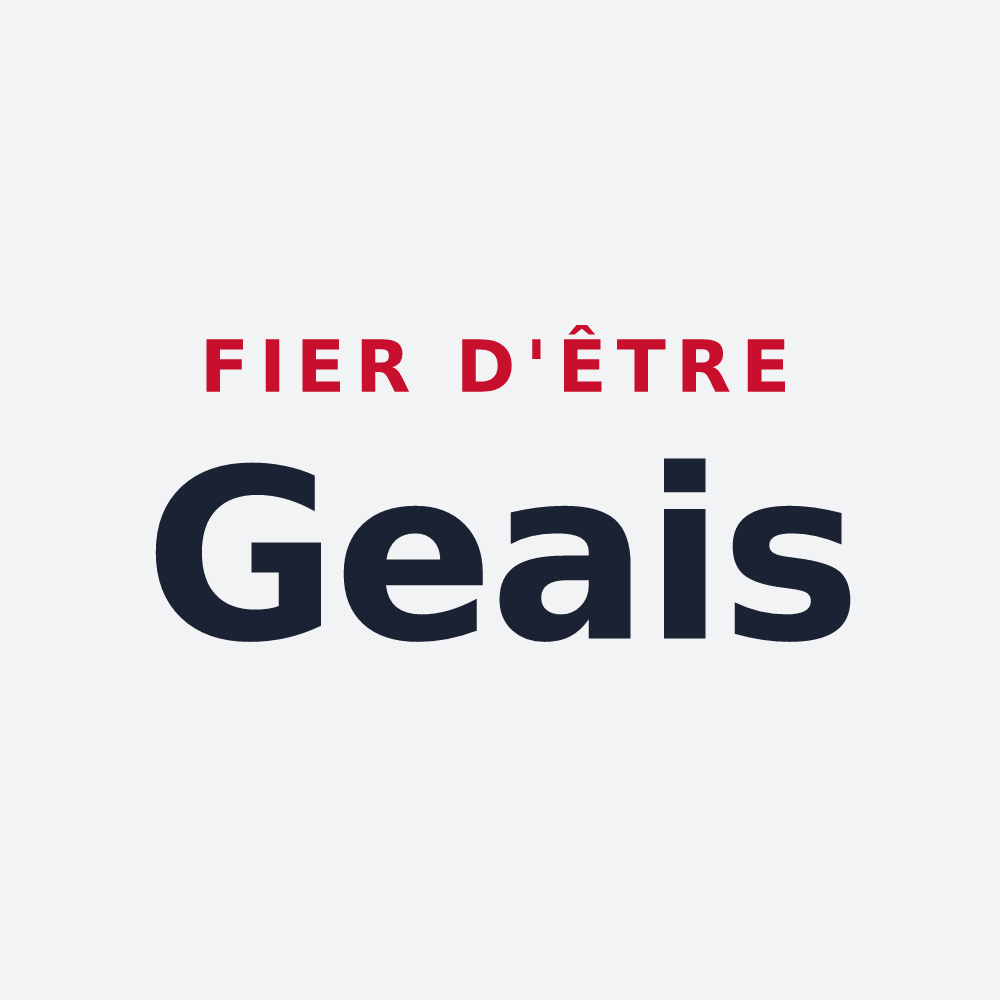 Poster « Fier d'être Geais » — design pour Plaisia
