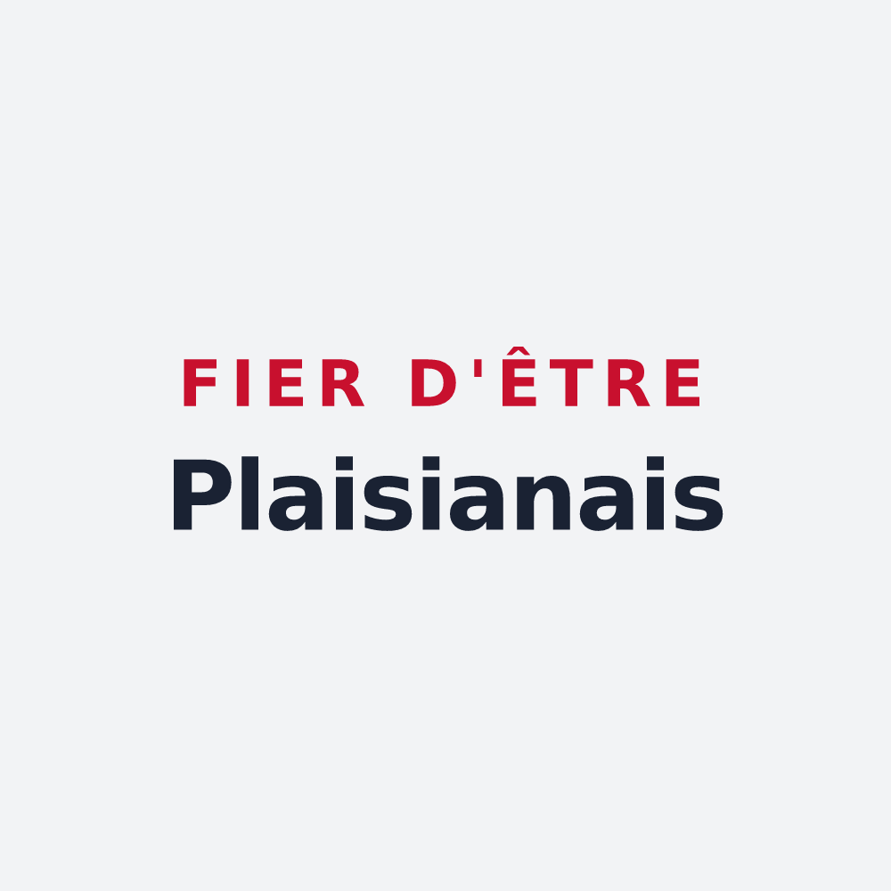Poster « Fier d'être Plaisianais » — design pour Plaisians