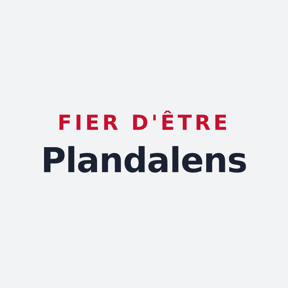 Poster « Fier d'être Plandalens » — design pour Plan-d'Aups-Sainte-Baume