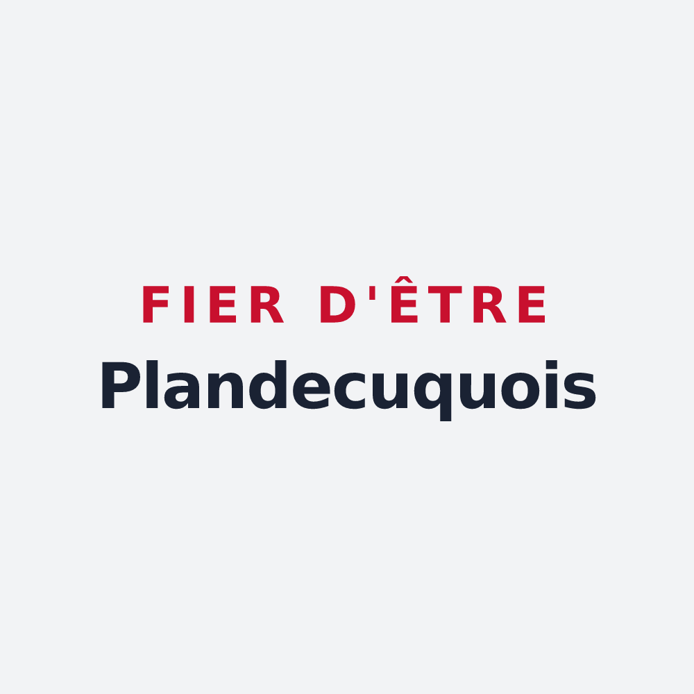 Poster « Fier d'être Plandecuquois » — design pour Plan-de-Cuques