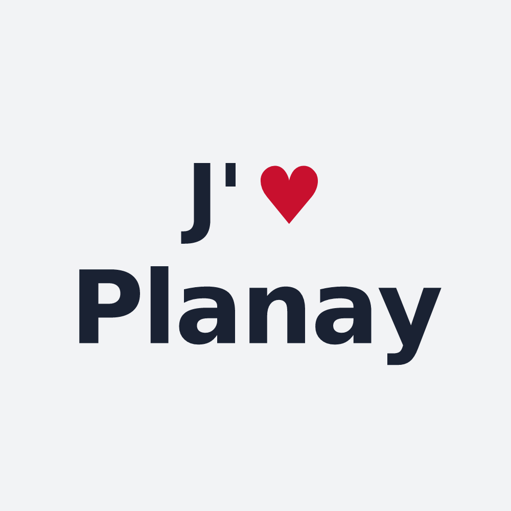Poster personnalisé Planay — design J'aime Planay