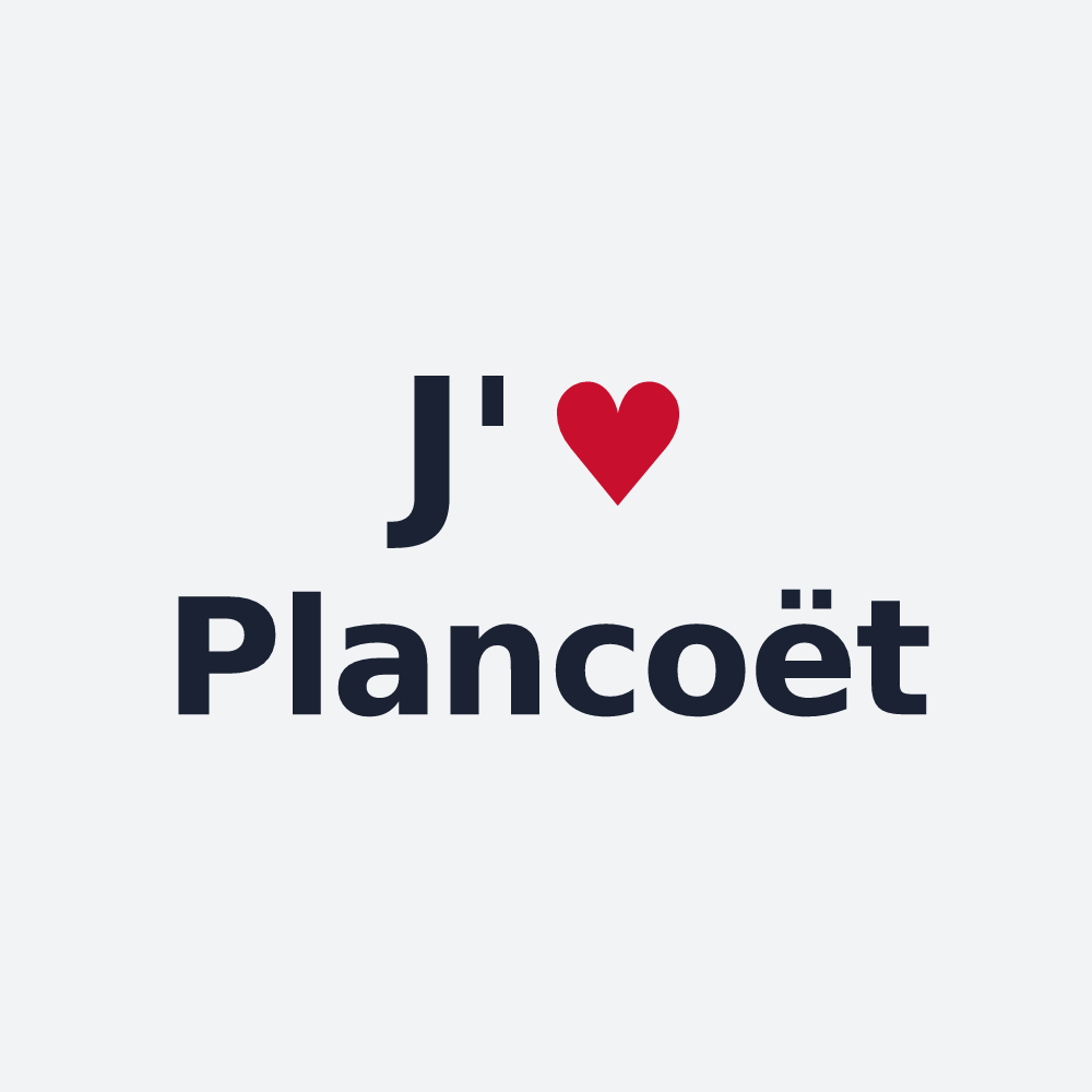 Poster personnalisé Plancoët — design J'aime Plancoët
