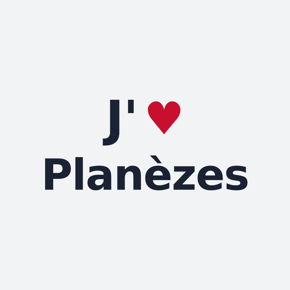 Poster personnalisé Planèzes — design J'aime Planèzes