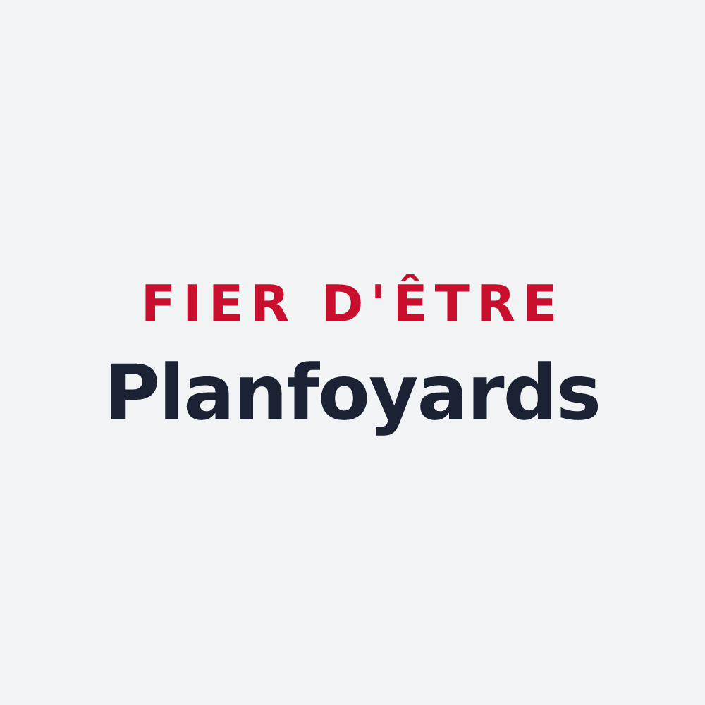 Poster « Fier d'être Planfoyards » — design pour Planfoy