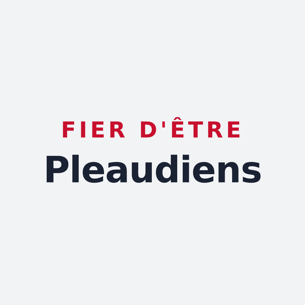 Poster « Fier d'être Pleaudiens » — design pour Pleaux
