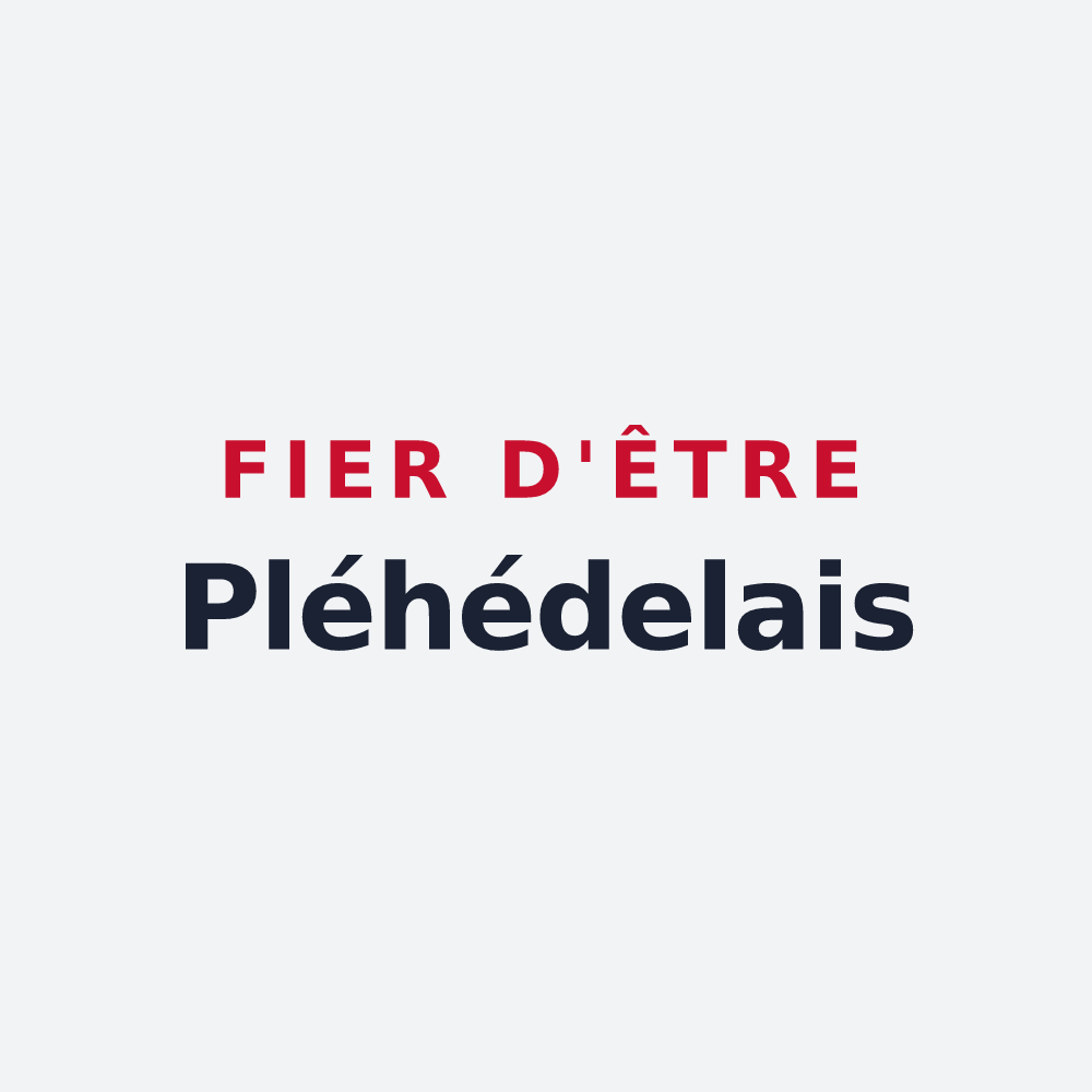 Poster « Fier d'être Pléhédelais » — design pour Pléhédel