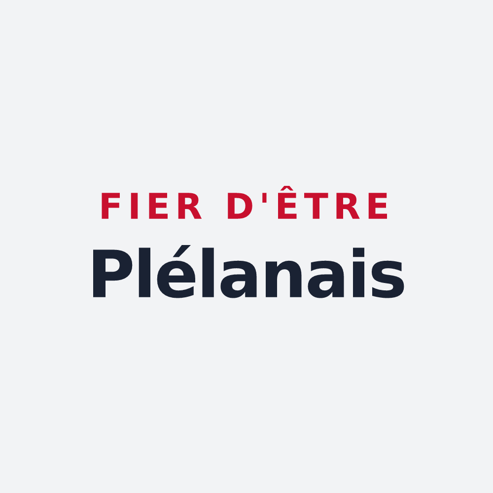 Poster « Fier d'être Plélanais » — design pour Plélan-le-Grand