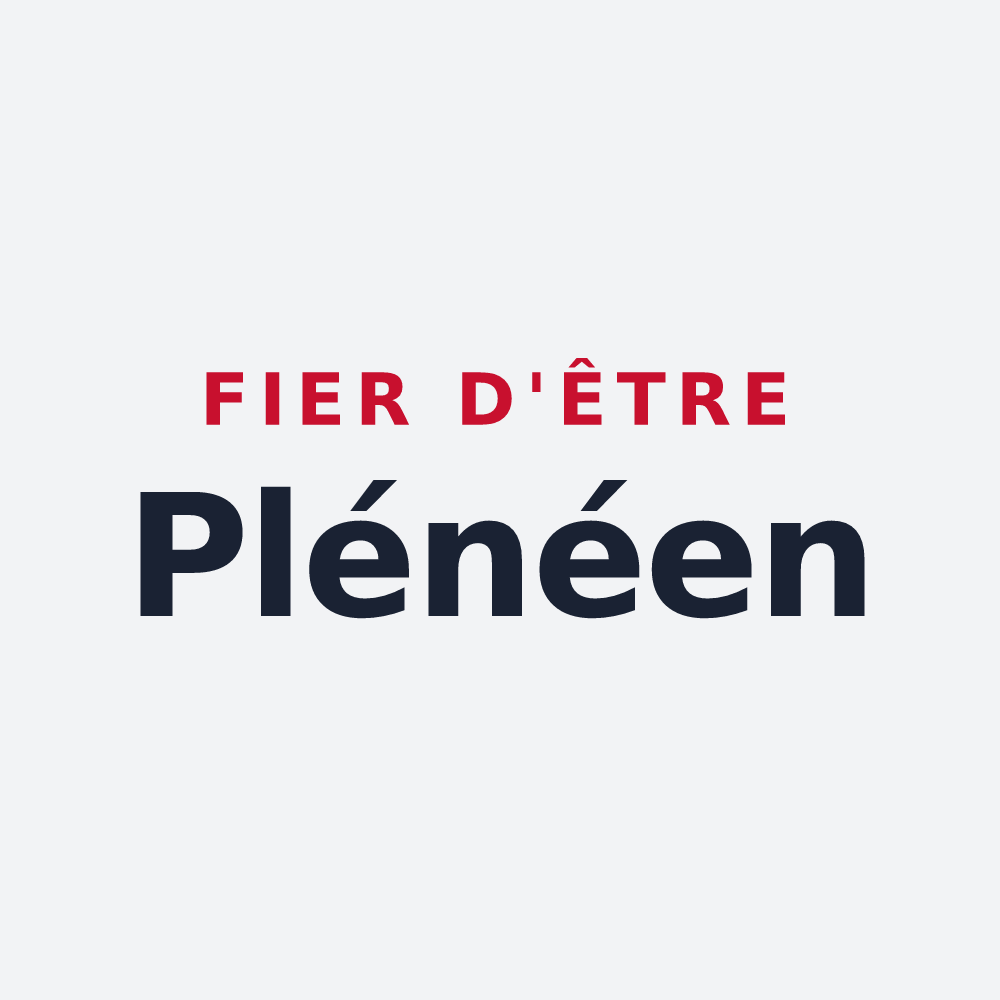 Poster « Fier d'être Plénéen » — design pour Plénée-Jugon