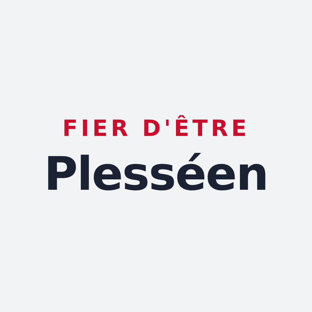 Poster « Fier d'être Plesséen » — design pour Plessé