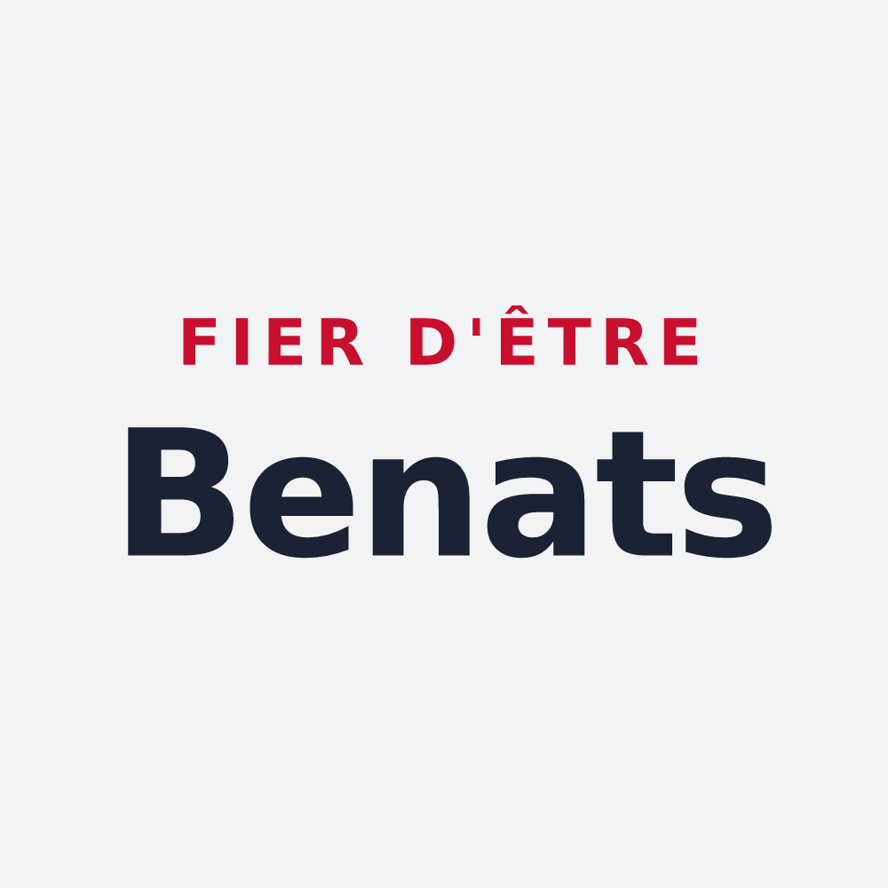 Poster « Fier d'être Benats » — design pour Plessis-Saint-Benoist