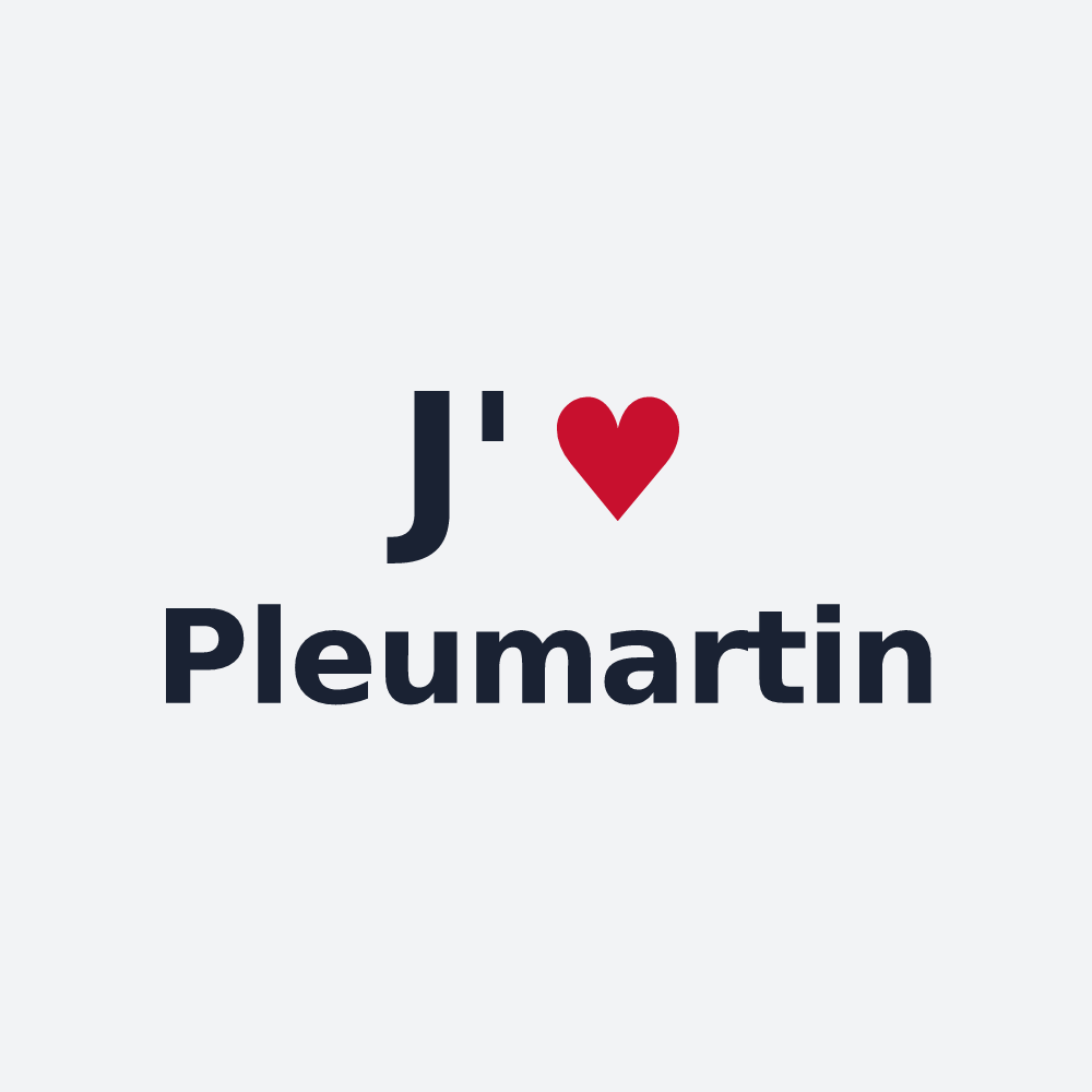 Poster personnalisé Pleumartin — design J'aime Pleumartin