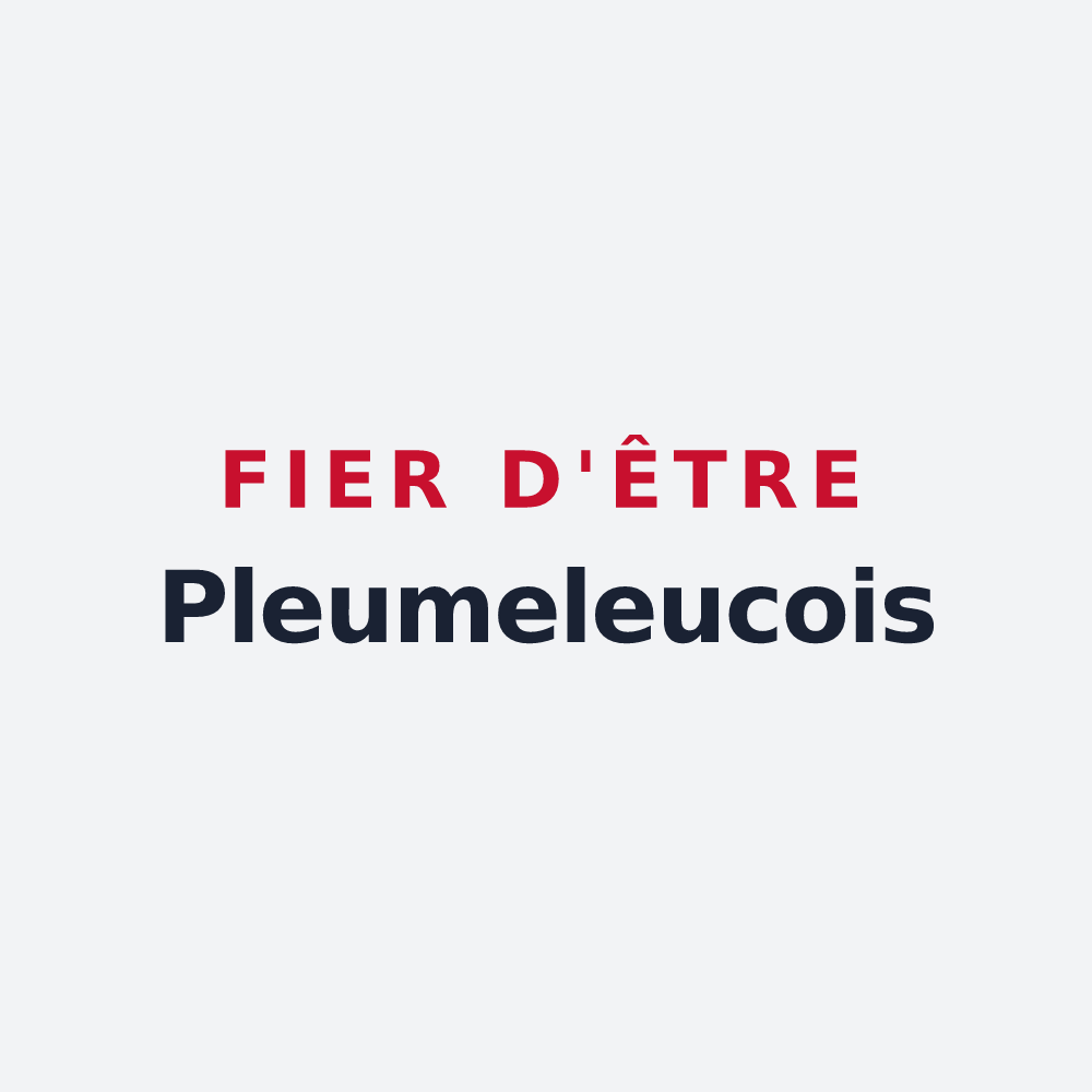 Poster « Fier d'être Pleumeleucois » — design pour Pleumeleuc