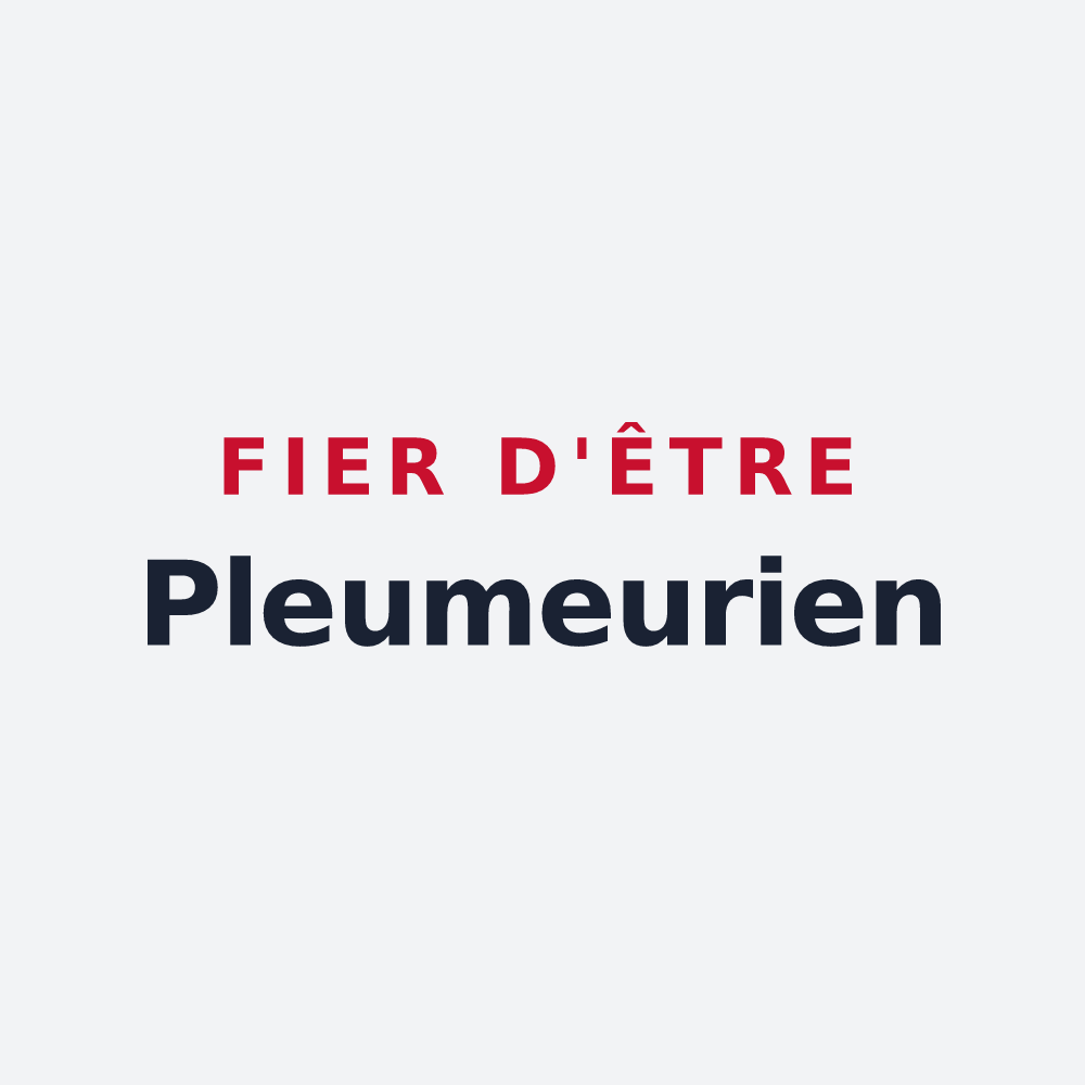 Poster « Fier d'être Pleumeurien » — design pour Pleumeur-Gautier