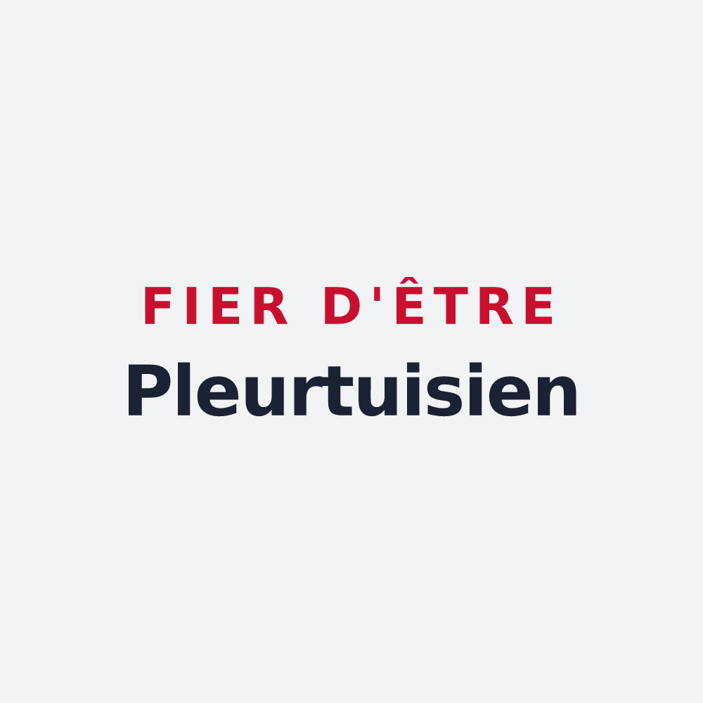 Poster « Fier d'être Pleurtuisien » — design pour Pleurtuit