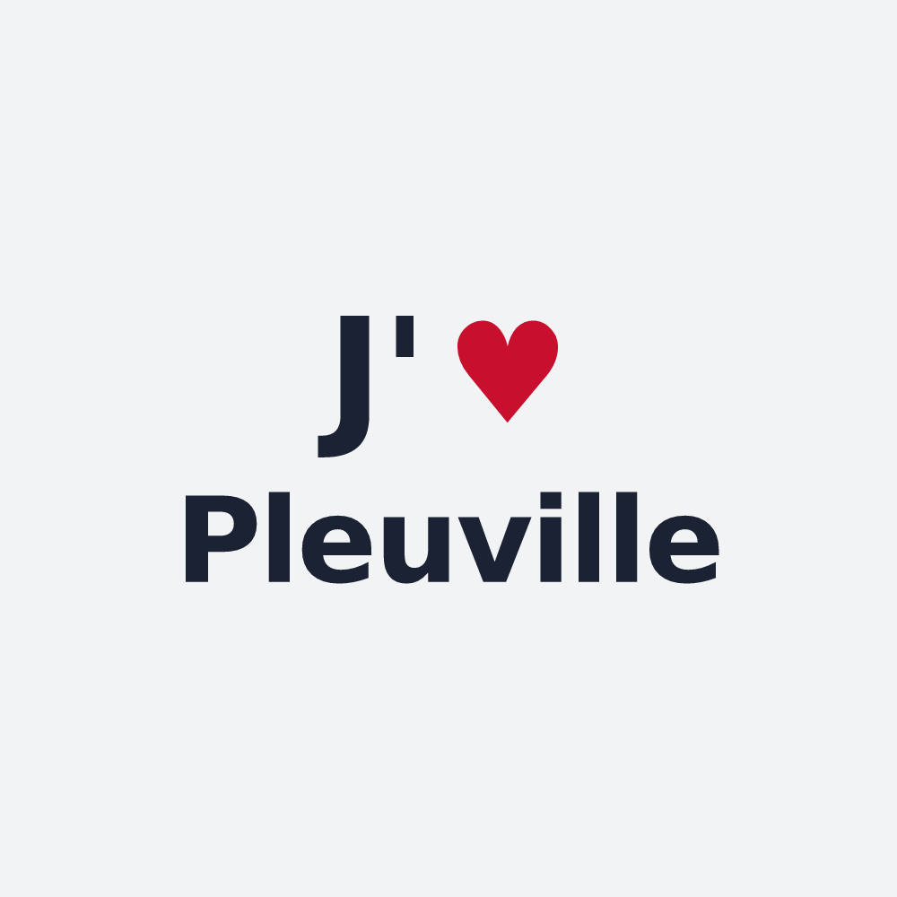 Poster personnalisé Pleuville — design J'aime Pleuville