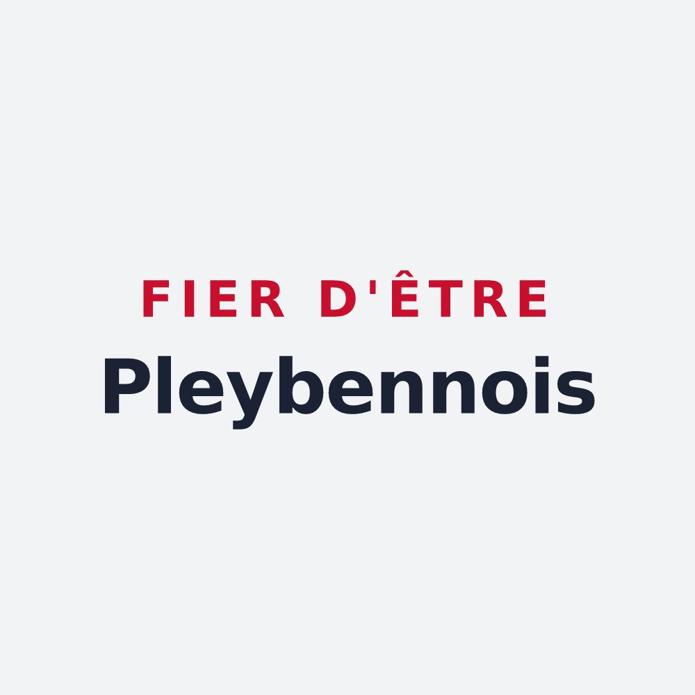 Poster « Fier d'être Pleybennois » — design pour Pleyben