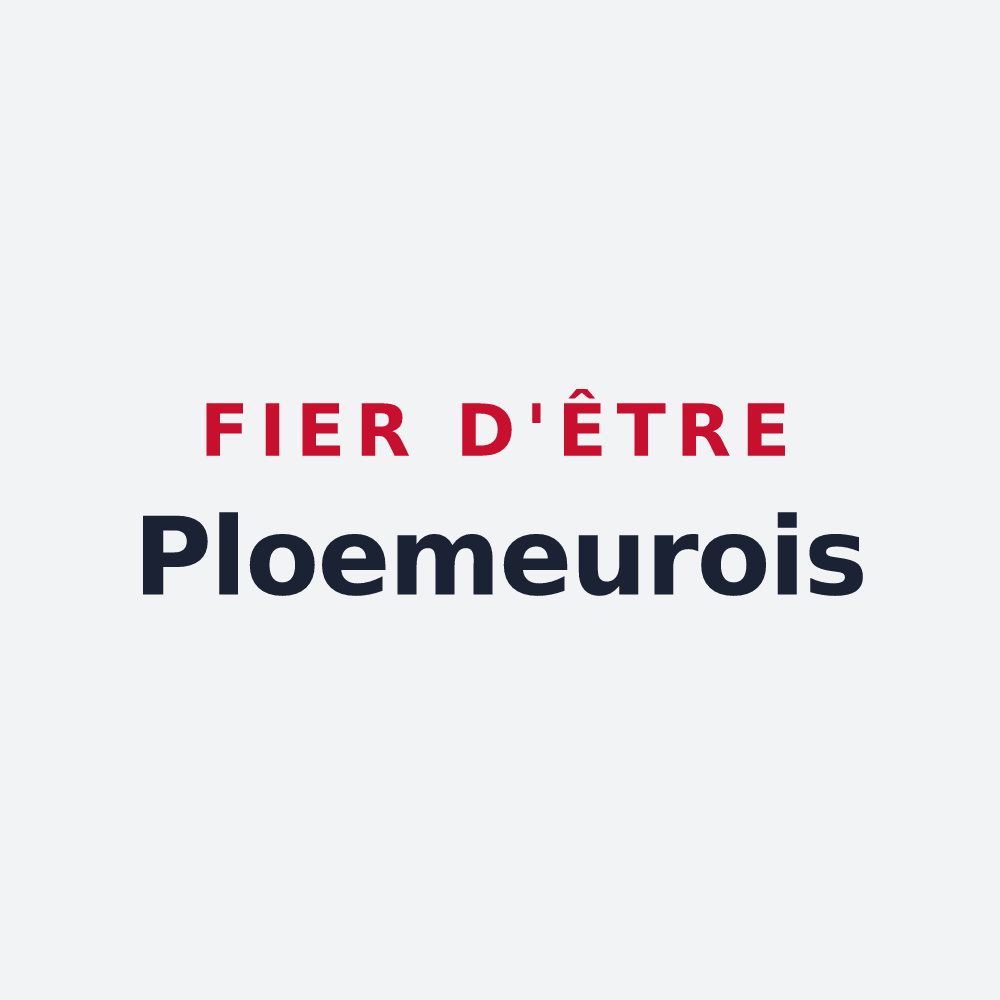 Poster « Fier d'être Ploemeurois » — design pour Ploemeur