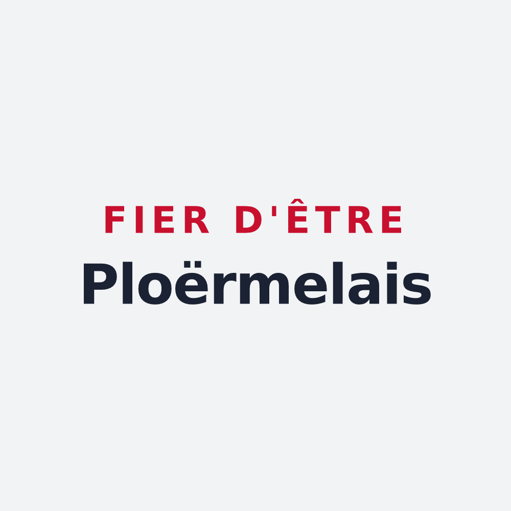 Poster « Fier d'être Ploërmelais » — design pour Ploërmel