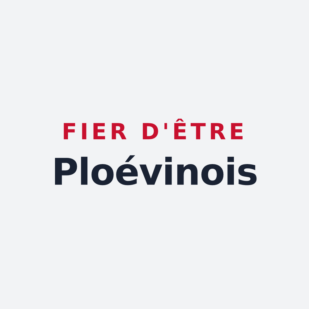 Poster « Fier d'être Ploévinois » — design pour Ploéven