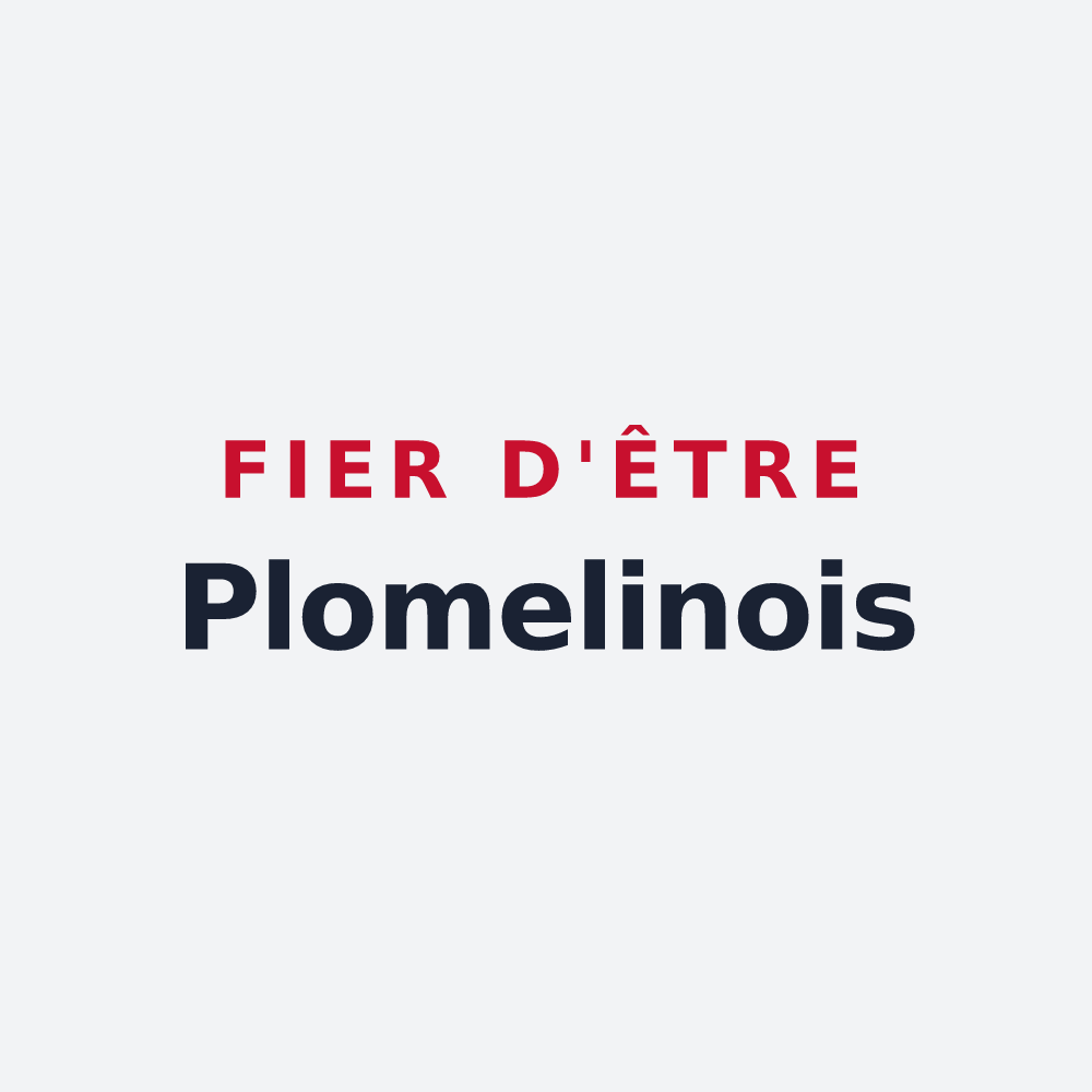 Poster « Fier d'être Plomelinois » — design pour Plomelin