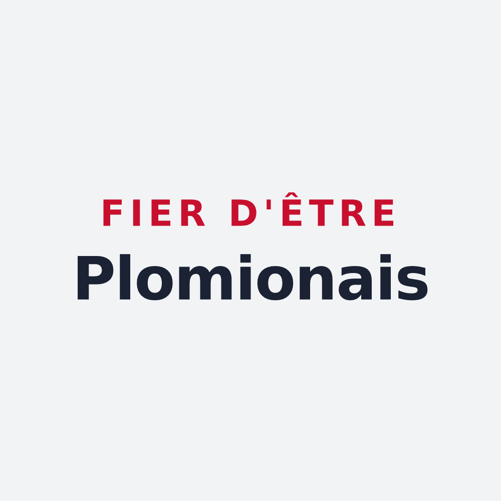 Poster « Fier d'être Plomionais » — design pour Plomion