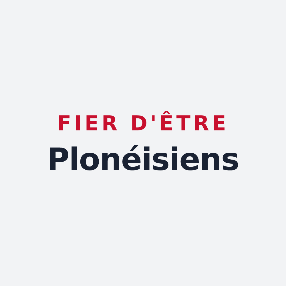 Poster « Fier d'être Plonéisiens » — design pour Plonéis