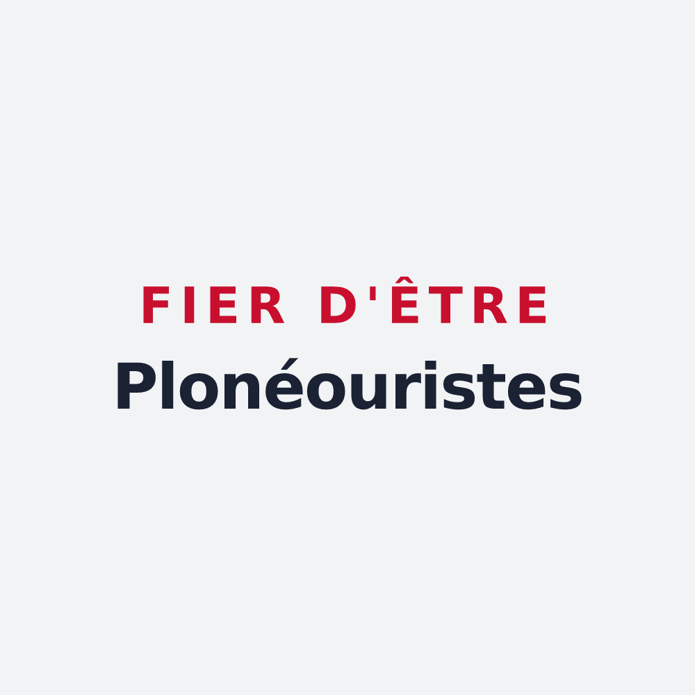 Poster « Fier d'être Plonéouristes » — design pour Plonéour-Lanvern