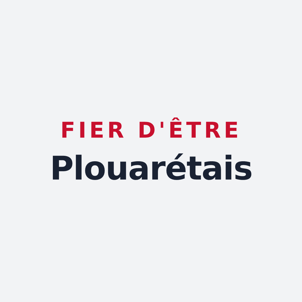 Poster « Fier d'être Plouarétais » — design pour Plouaret