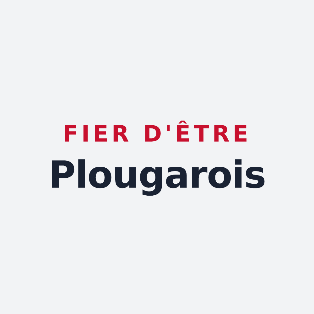 Poster « Fier d'être Plougarois » — design pour Plougar