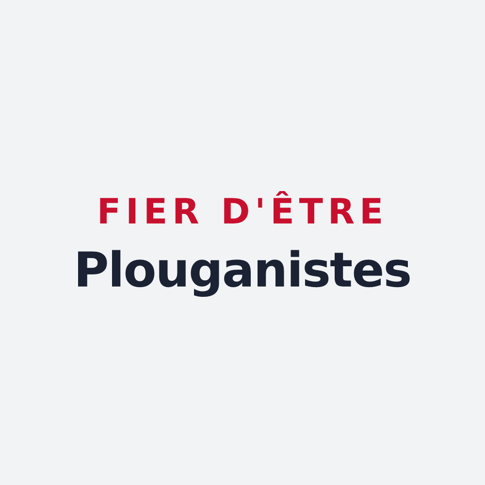 Poster « Fier d'être Plouganistes » — design pour Plougasnou