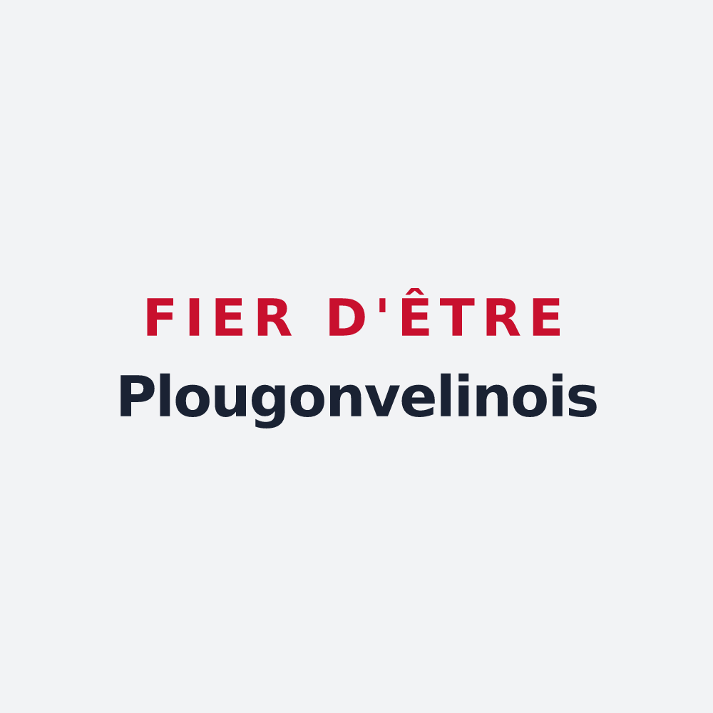 Poster « Fier d'être Plougonvelinois » — design pour Plougonvelin