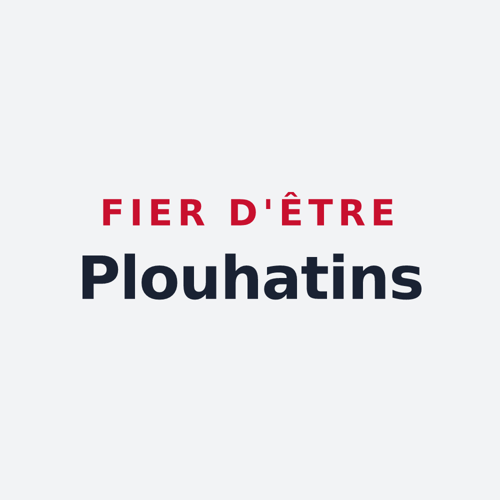 Poster « Fier d'être Plouhatins » — design pour Plouha