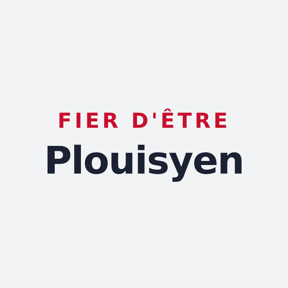 Poster « Fier d'être Plouisyen » — design pour Plouisy
