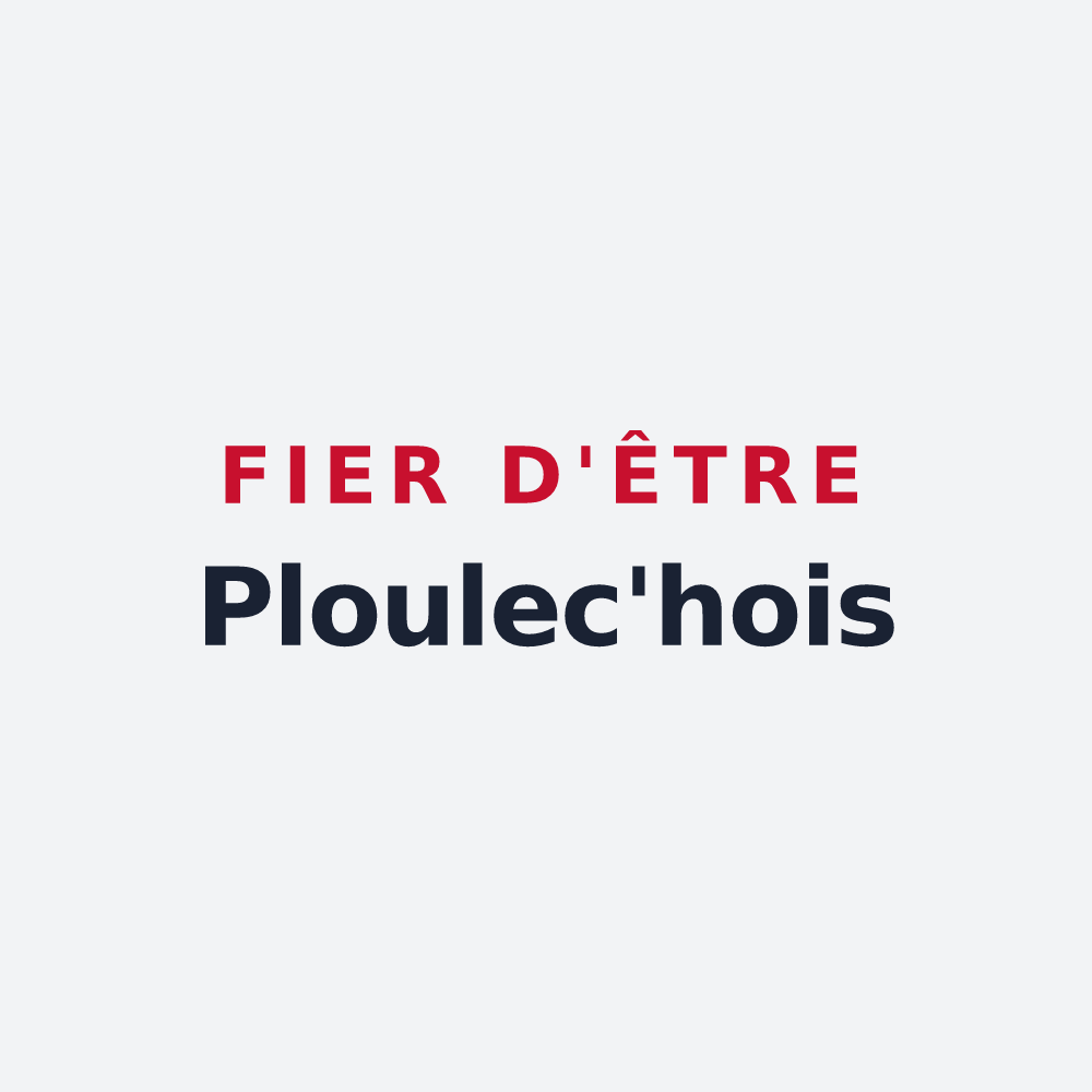 Poster « Fier d'être Ploulec'hois » — design pour Ploulec'h