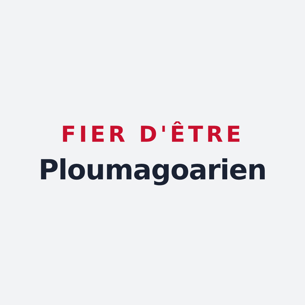 Poster « Fier d'être Ploumagoarien » — design pour Ploumagoar